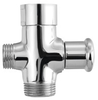 AQUALINE Preklopni ventil, F3/4"–M1/2" x M3/4", krom